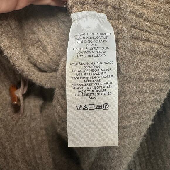 π΄ Free People Cardi Jackson Chunky Brown Sweater, Size M - Picture 9 of 10